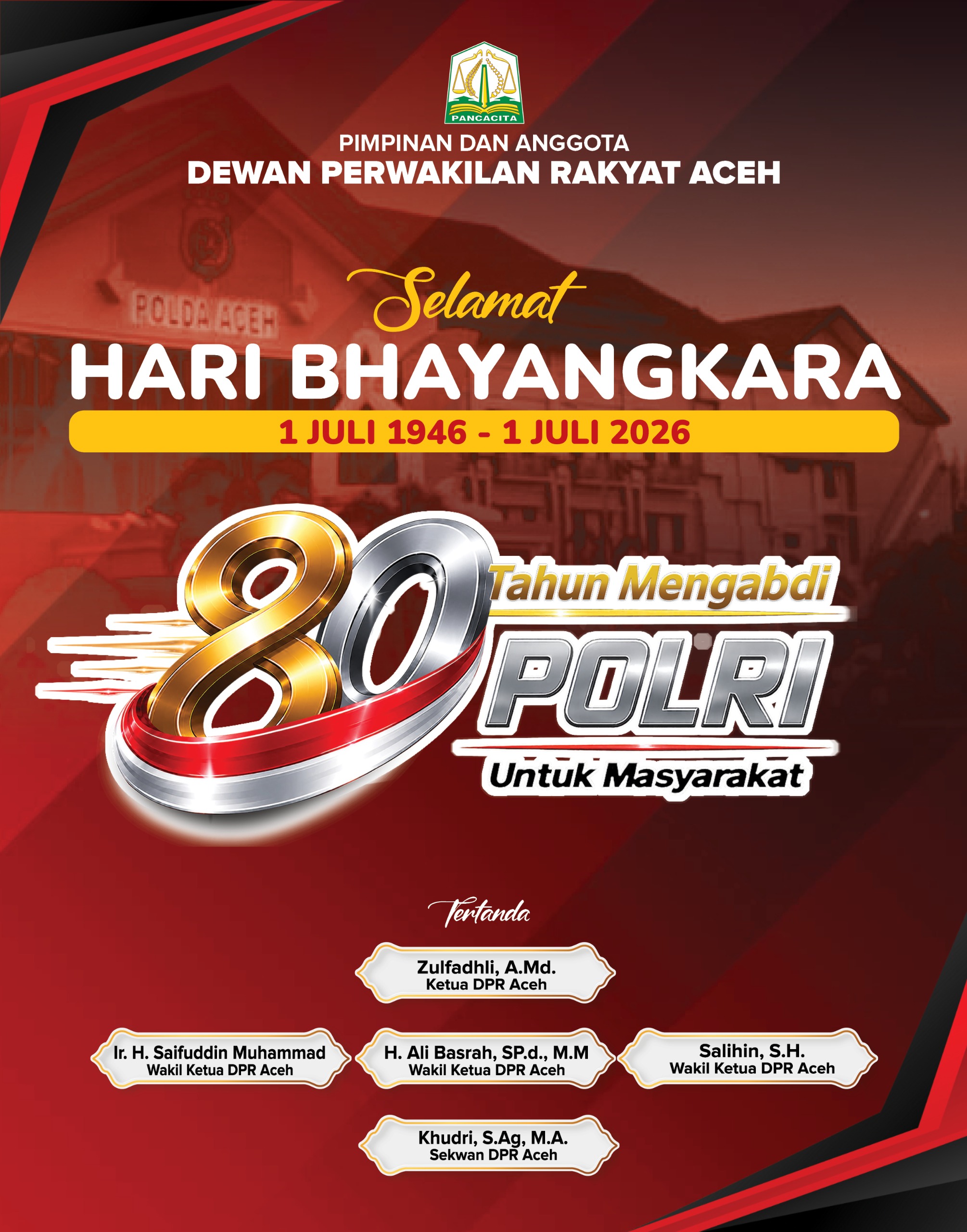 Hut bayangkara DPRA