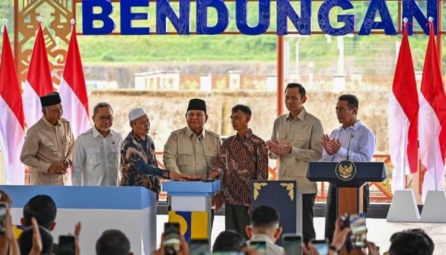 Presiden Resmikan Bendungan Rukoh, Perkuat Ketahanan Pangan di Aceh
