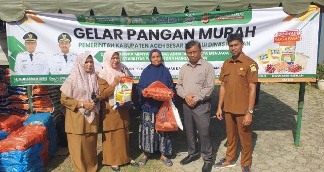 Pemkab Aceh Besar Gelar Pangan Murah di 10 Kecamatan, Berikut Tanggal dan Lokasinya