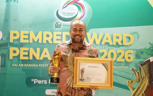 Direktur Utama Bank Aceh Raih Pemred Award 2026 atas Komitmen Keterbukaan Informasi